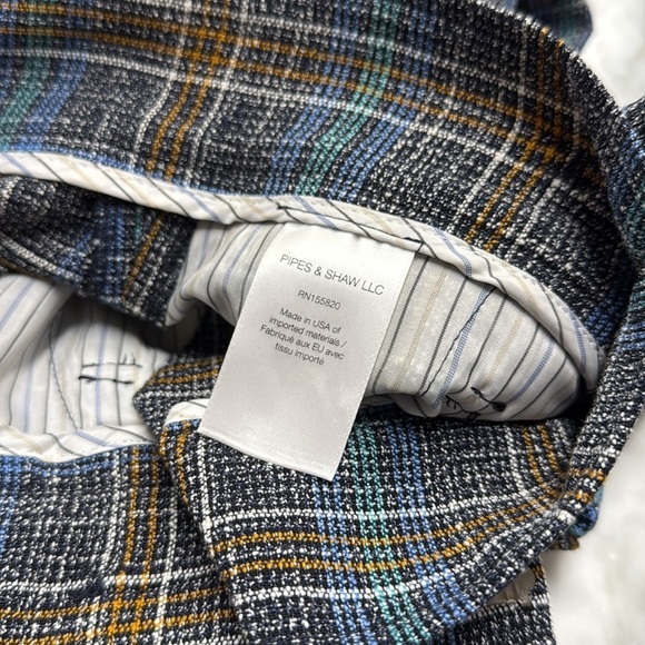 Veronica Beard Clerrence Plaid Tweed High Waist Cropped Paperbag Trouser size 6 - Picture 10 of 13